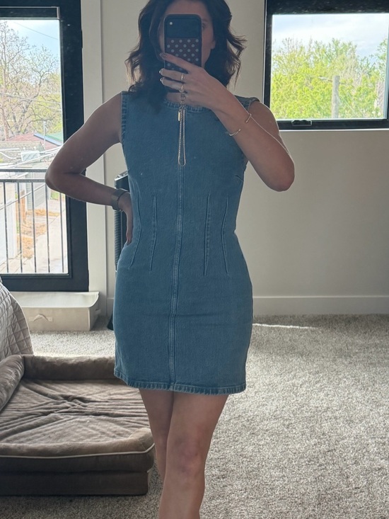 Abercrombie & Fitch Dresses & Skirts - Abercrombie & Fitch Light Blue Denim Dress